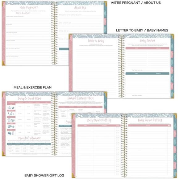 Daily planners New Pregnancy and Baby's First Year Calendar Planner & Keepsake - Picture 4 of 7